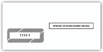 TF11111, 1099 Single-Window Envelope