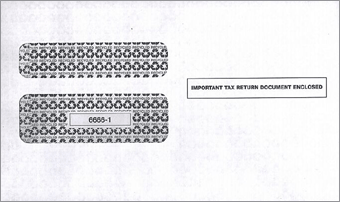 TF66661, W-2 Double-Window Envelope