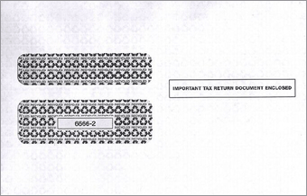 W-2 Double-Window Envelope, Self-Seal TF66662