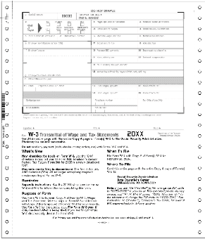 TF7933, Continuous W-3 Summary/Transmittal, 2-part