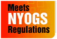 Meets NYOGS Regulations