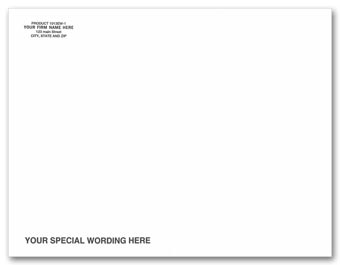 1013EW, White Mailing Envelope, Open End