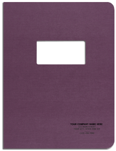 104W, Punch & Bind Cover with Window