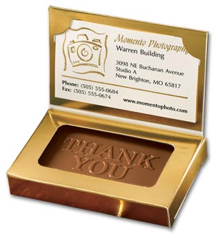 108689, Milk Chocolate Business Card 