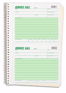 11, Service Call Book