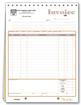 117, Furniture/Appliance Invoices