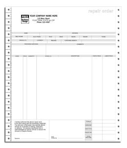 Continuous Repair Order 12220