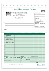 123, Lawn Maintenance Invoices
