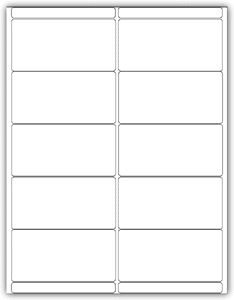 Address Label Laser/Inkjet 12654