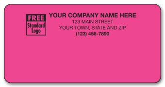 12741, Fluorescent Laser Shipping Label