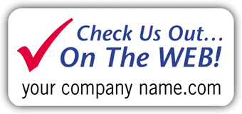 12749, Small Web Site Advertising Label