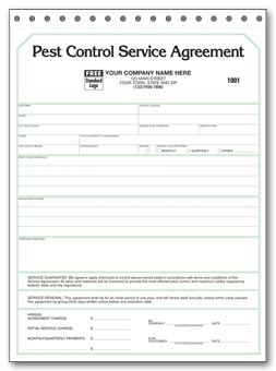129, Pest Control Service Agreements