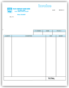 13054, Classic Laser/Inkjet Service Invoice