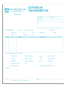 13127, Classic Laser/Inkjet Letter of Transmittal