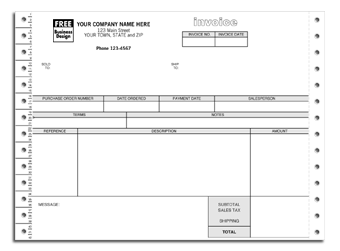 13175, Classic Continuous Service Invoice