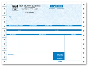 13175G, CONTINUOUS SERVICE INVOICE PARCHMENT