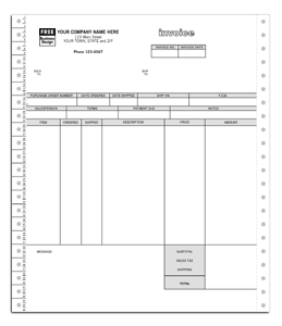 13190, Classic Continuous Inventory Invoice