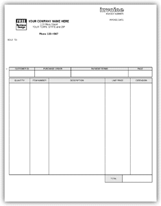 Classic Laser Inkjet Invoice 13337