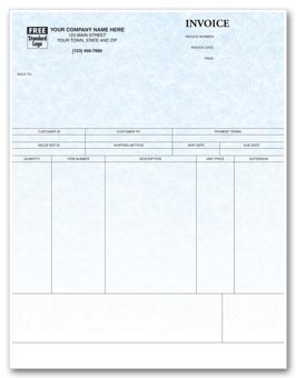 13343G, Laser Product Invoice Parchment 
