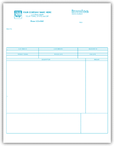 13344, Classic Laser/Inkjet Service Invoice