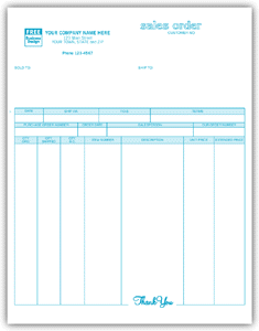 13450, Classic Laser/Inkjet Sales Order 