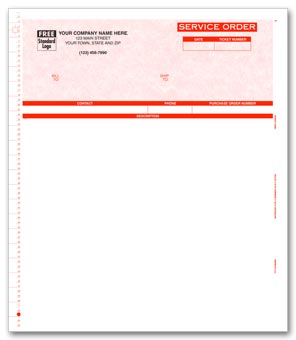 13486G, CONTINUOUS SERVICE ORDER PARCHMENT