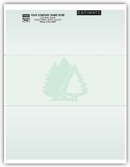 13627T, Colors Laser/Inkjet Multipurpose Form, top & bottom perforation