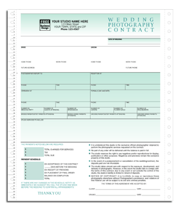 13644, Continuous Wedding Photography Contract