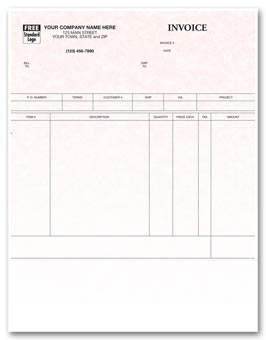 13661G, Laser Product Invoice Parchment 
