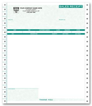 13838G, CONT SALES RECEIPT PARCH