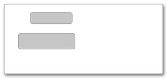 Double Window Envelope 13841