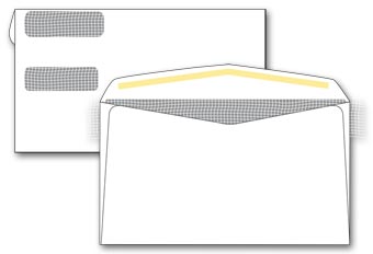 13919, Double Window Confidential Envelope