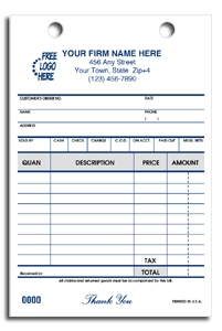 14615, Register Forms, Cash & Carry