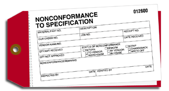 15012, Material Control Tags