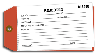 15017, Material Control Tags