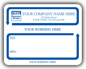 1546C, Jumbo Mailing Labels w/ Special Wording, Padded, White 