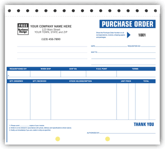 196, Purchase Orders, High-Impact, Small 