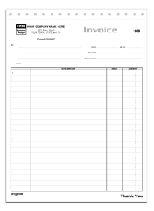 209, Job Invoices, Classic, Large
