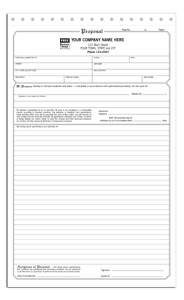 218, Proposals, Classic, Large, Carbonless 