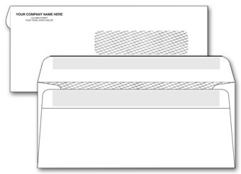 2218X, HCFA Imprinted Self Seal Envelope, Right Window 