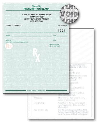 22290, Security Rx Blank Vertical 