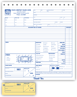 2526, Towing Service Orders, w/Key Tag