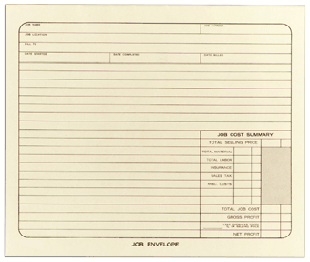 279, Job Envelope 