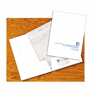 3144, White Classic Presentation Folder
