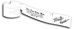 398, Weather Resistant Plant Tag, Tyvek, White