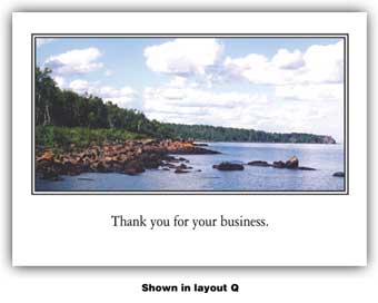 Full Color Greeting Card thank you for your business