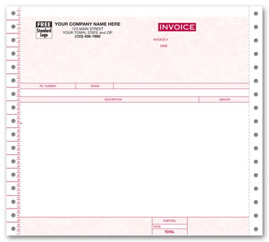 40095G, Continuous Invoice - Parchment 