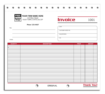 4529, Invoices, Image, Small, Lined
