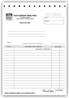 496, Statements, Classic, Lined, Carbonless