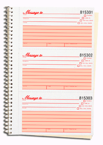 5, Phone Message Book 